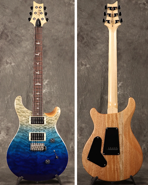 エレキギター ポールリードスミス Paul Reed Smith SE Custom 24 Quilt Blue Fade