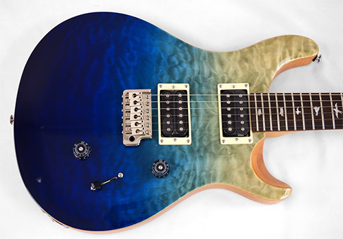 エレキギター ポールリードスミス Paul Reed Smith SE Custom 24 Quilt Blue Fade
