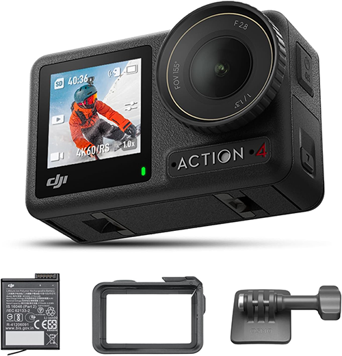 アクション カメラ 長時間駆動バッテリー DJI Osmo Action 4 Standard Combo