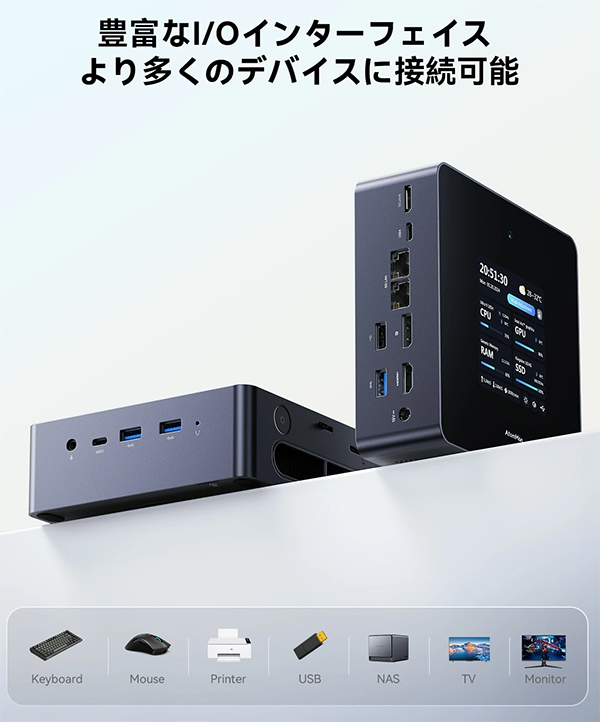 ミニデスクトップPC AtomMan X7 Ti Ultra9 WiFi7 Win11

