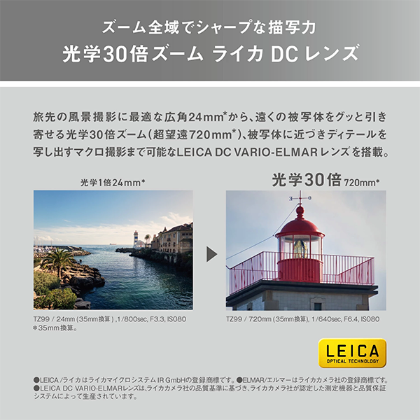 カメラ 新品 デジタル コンパクト パナソニック Panasonic LUMIX TZ99
