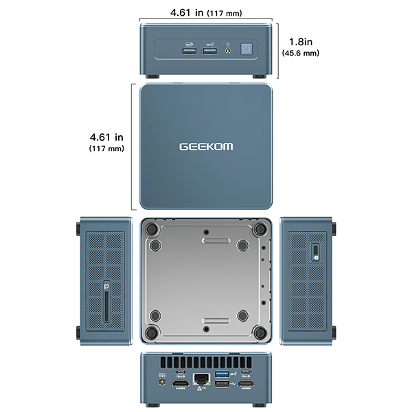 ミニデスクトップPC GEEKOM Mini IT12 i5 Win11