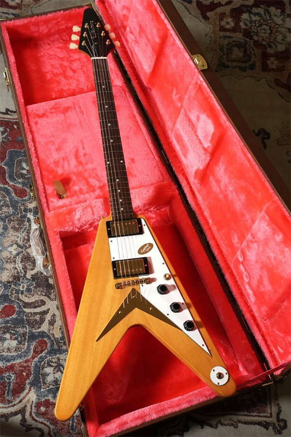 エレキギター エピフォン Epiphone Custom Shop 1958 Korina Flying V  