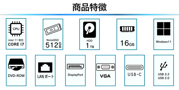デスクトップPC Dell OptiPlex7090 11th i7 Win11
