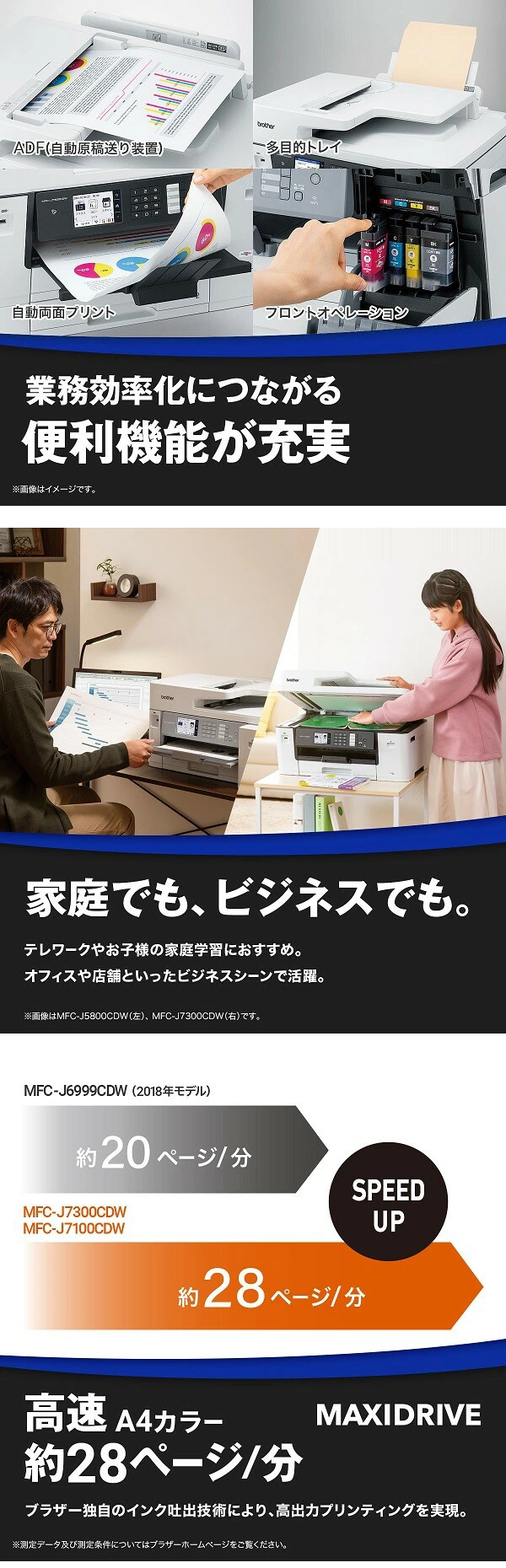 新品 A3印刷 インクジェット プリンタ 複合機 ブラザー brother MFC-J7300CDW