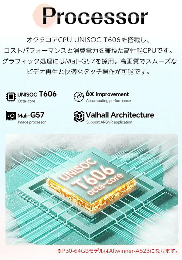 タブレット TECLAST P30