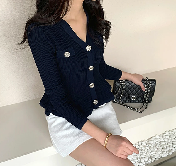 レディース Aライン ミニスカート 37・38cm丈 バックファスナー ©DHOLIC