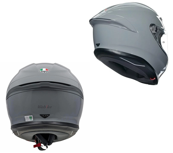 フルフェース ヘルメット AGV K6 S JIST Asian Fit NARDO GREY