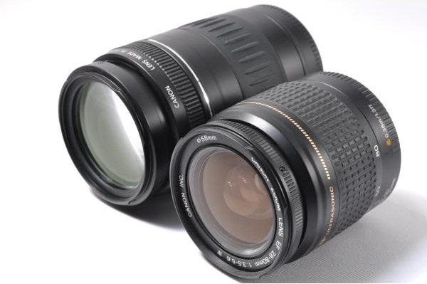 【付属レンズ】CANON キヤノン EF 28-80mm  F3.5-5.6 V USM	・CANON キヤノン EF 90-300mm F4.5-5.6 USM