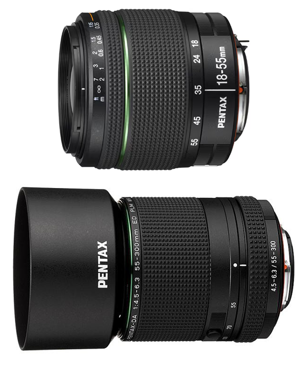 ダブルズーム DA 18-55mm DA 55-300mm