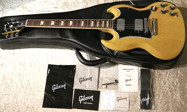 エレキギター ギブソン Gibson Custom Color Series SG Standard TV Yellow
