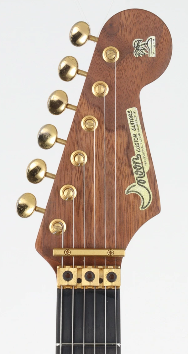 中古 エレキギター MOON ST-195 EMG Walnut SSH MOD Natural 製造年代不祥

