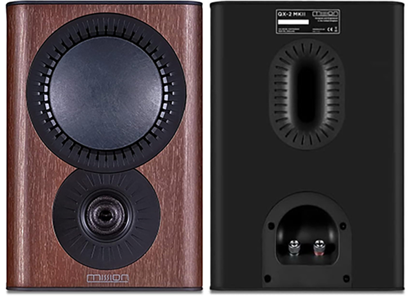 ブックシェルフ スピーカ QX-2 MK.II ペア ウォルナット ミッション Mission
