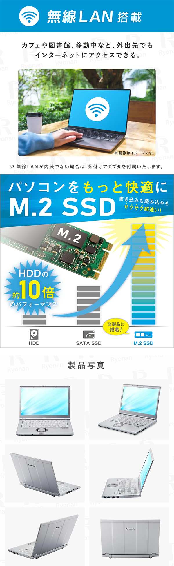 中古 ノートパソコン PC パナソニック レッツノート LV9 10世代 i5 Wi-fi6 Windows11 14型