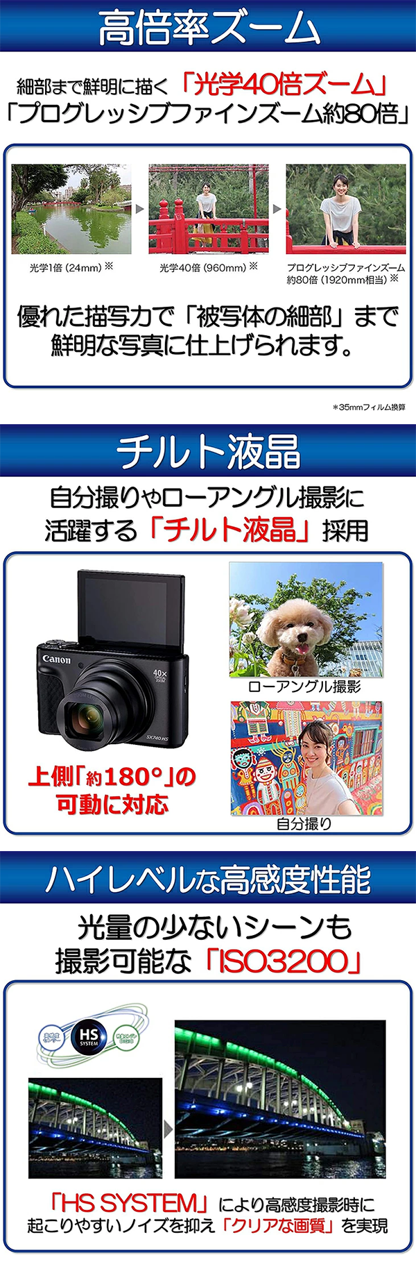 新品 コンパクト デジタル カメラ PowerShot SX740 Canon キヤノン