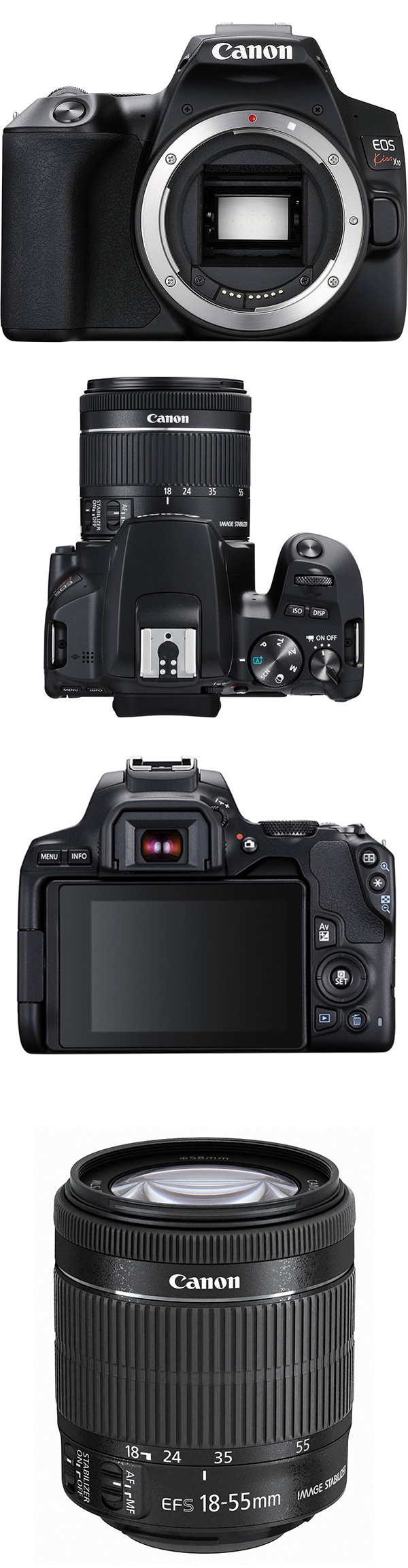 新品 デジタル一眼カメラ EOS Kiss X10 キヤノン Canon レンズ 18-55mm