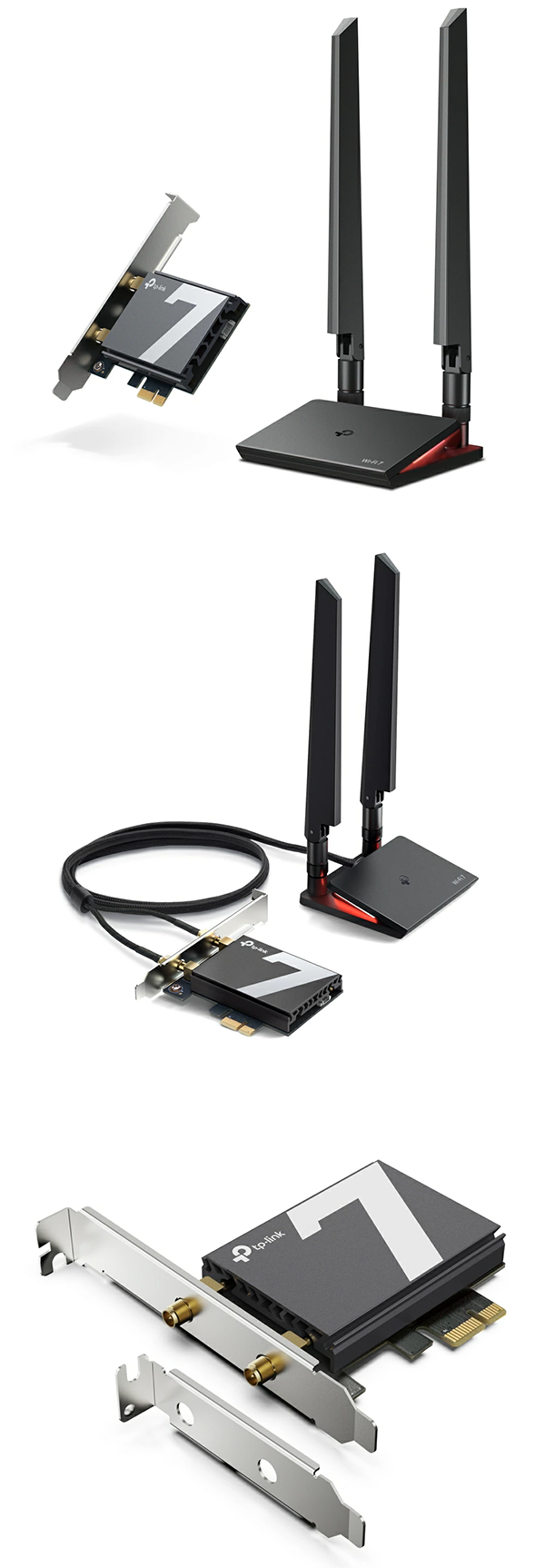 新品 無線LAN Wi-Fi7 子機 デスクトップPC アダプター BE9300 TP-Link