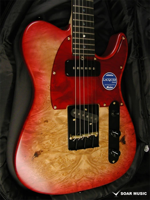 新品 エレキギター バッカス T-MASTER EWC/BM RED-BS