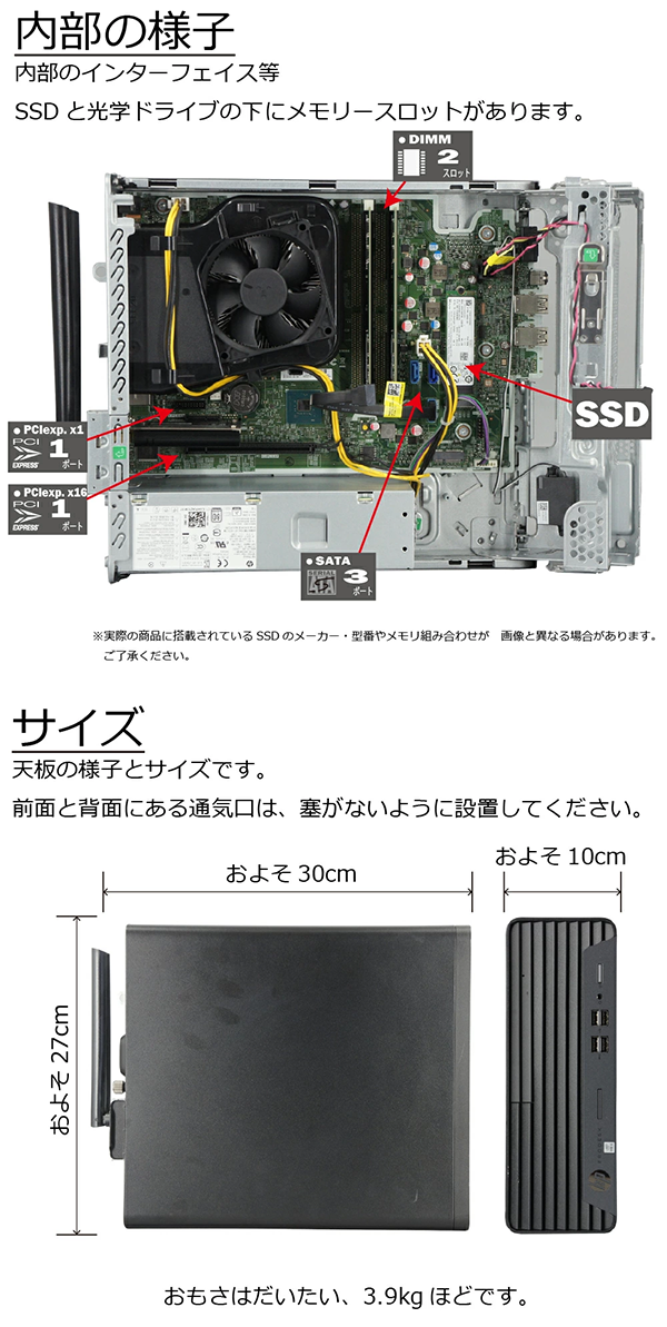 中古 デスクトップパソコン PC HP ProDesk 400 G7 10世代 Core i5 Windows11 Pro
