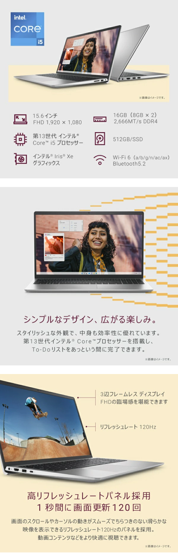 新品 ノートパソコン PC デル DELL Inspiron 3530 13世代 i5 Windows11 15.6型