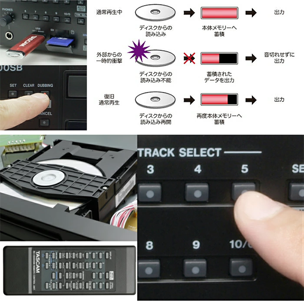 CDプレーヤー CD-200SB TASCAM タスカム