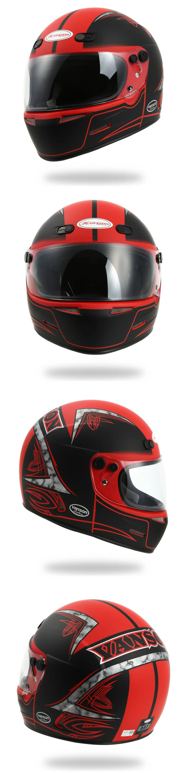 フルフェイス ヘルメット HORIZON HELMETS HVXXR-01
