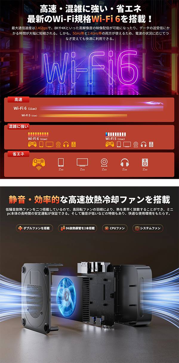 新品 ミニデスクトップパソコン PC ACEMAGIC Kron Mini K1 Ryzen5 Wi-Fi6 Windows11 Pro