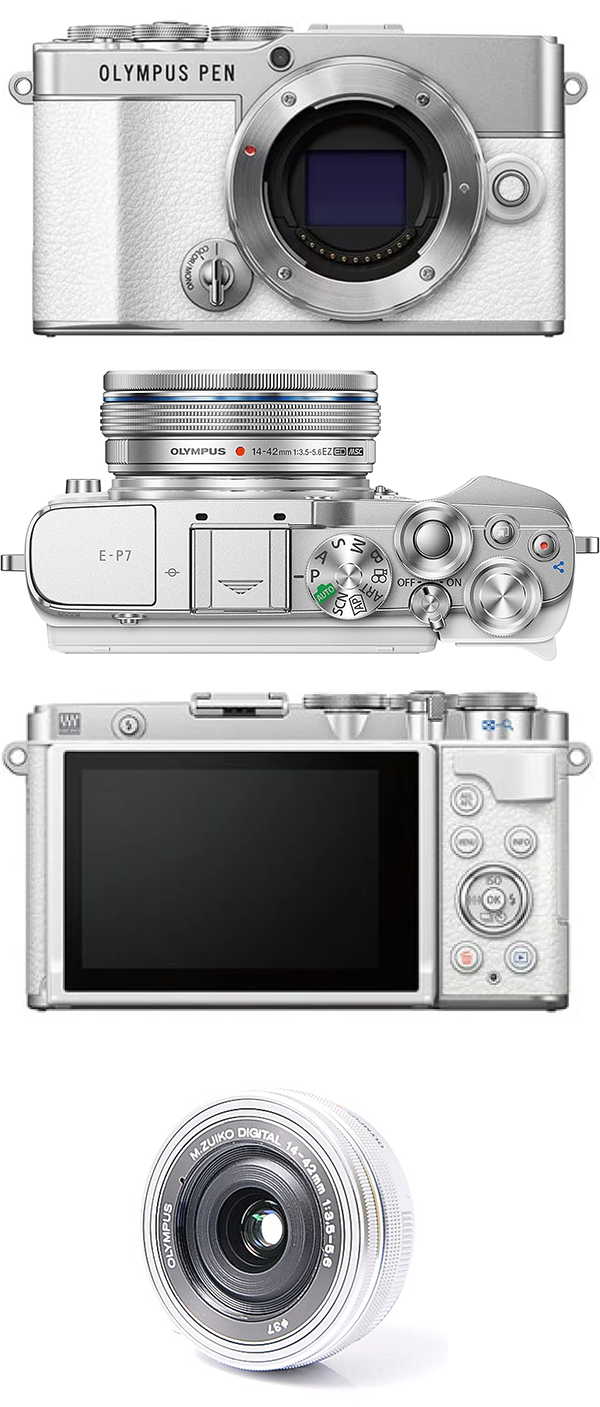 新品 ミラーレスカメラ PEN E-P7 オリンパス OLYMPUS 14-42mm