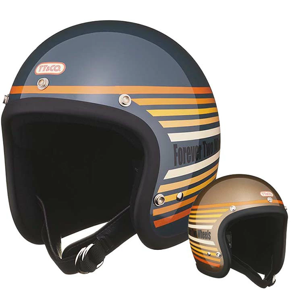 ジェット ヘルメット スーパーマグナム レインボー TT&CO.