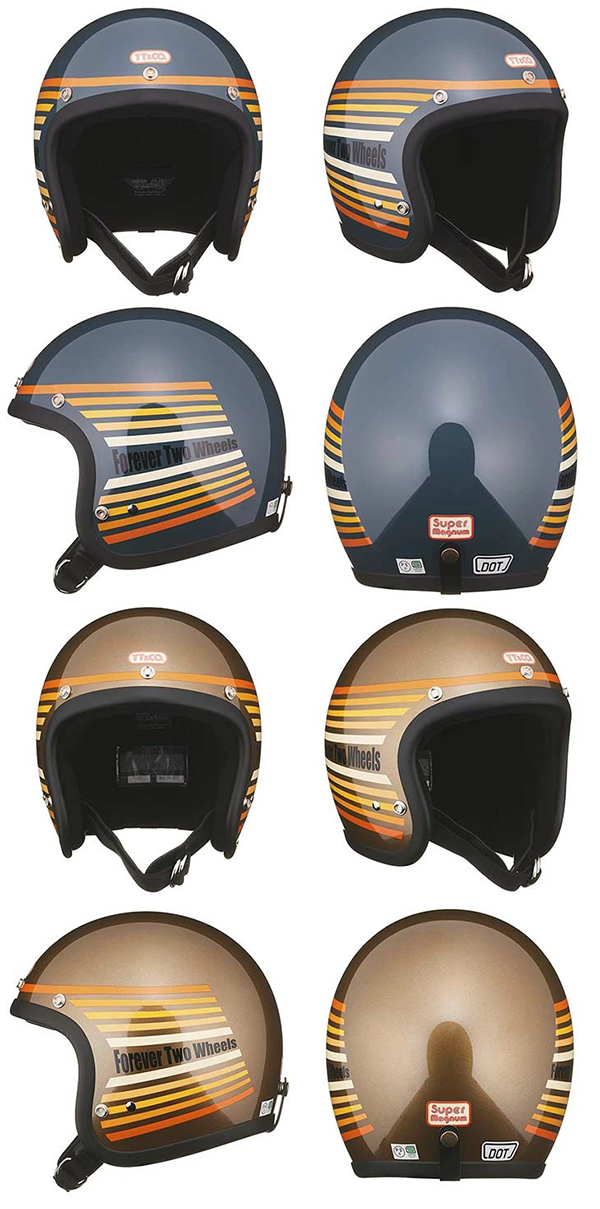 ジェット ヘルメット スーパーマグナム レインボー TT&CO.