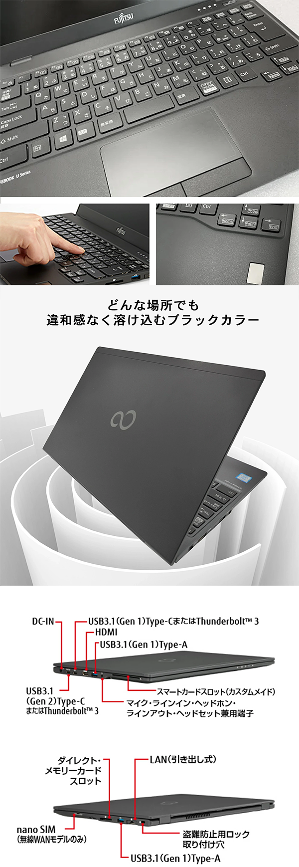 中古 ノートパソコン PC 富士通 LIFEBOOK U9310 10世代 Intel Core i7 Windows11 Pro 13.3型 Wps Office
