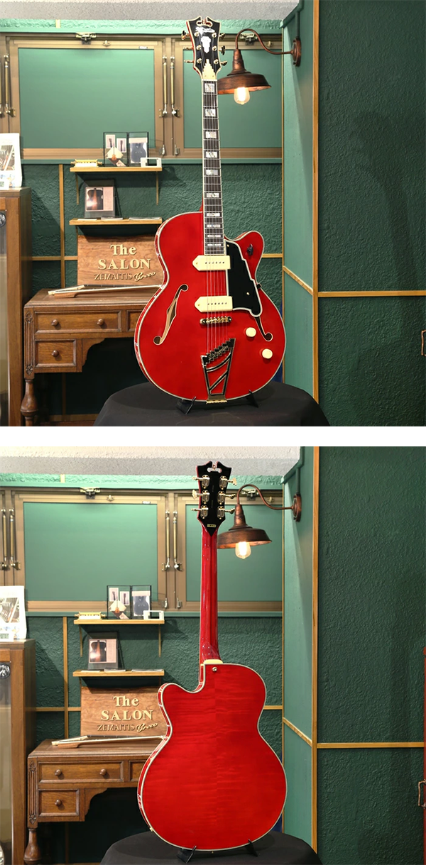 新品 エレキギター フルアコ ディアンジェリコ D'Angelico Excel 59 Cherry