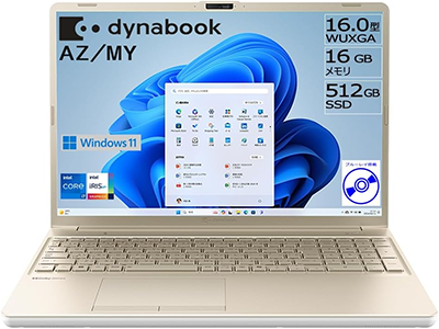 新品 ノートパソコン PC Dynabook AZ/MY 13世代 Core i7 Wi-Fi6E Windows11 16型