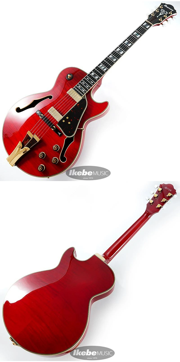 新品 エレキギター フルアコ アイバニーズ Ibanez GB10SEFM-SRR