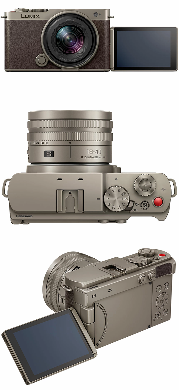 新品 ミラーレスカメラ Panasonic LUMIX S9 チタンゴールド 18-40mm