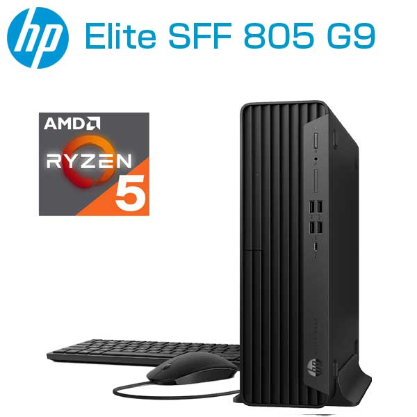 メーカー展示品 デスクトップパソコン PC AI搭載 HP Elite SFF 805 G9 Ryzen5 8600G Wi-Fi6 Windows11