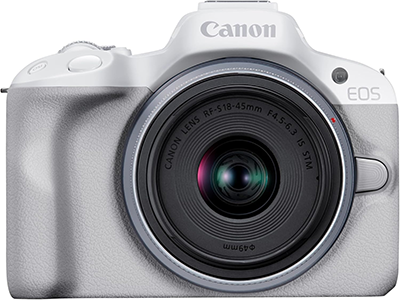 新品 ミラーレスカメラ キヤノン Canon EOS R50 18-45mm ホワイト