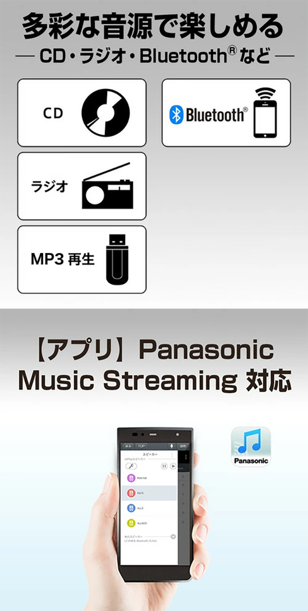 ミニコンポ SC-PM270-S パナソニック