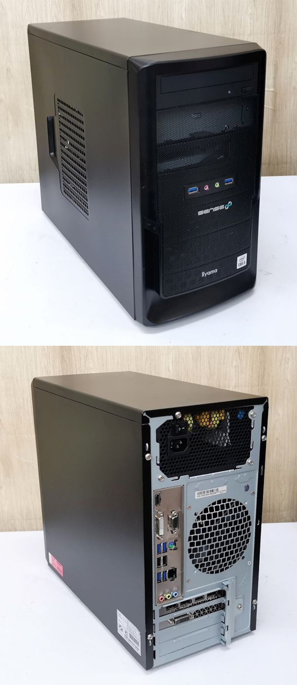 中古 デスクトップパソコン PC iiyama SENSE∞ 10世代 Core i5 GeForce RTX 2070 Windows11
