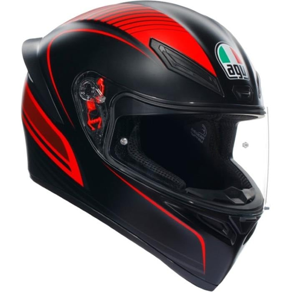 フルフェース ヘルメット AGV K1 S WARMUP MATT BLACK/RED
