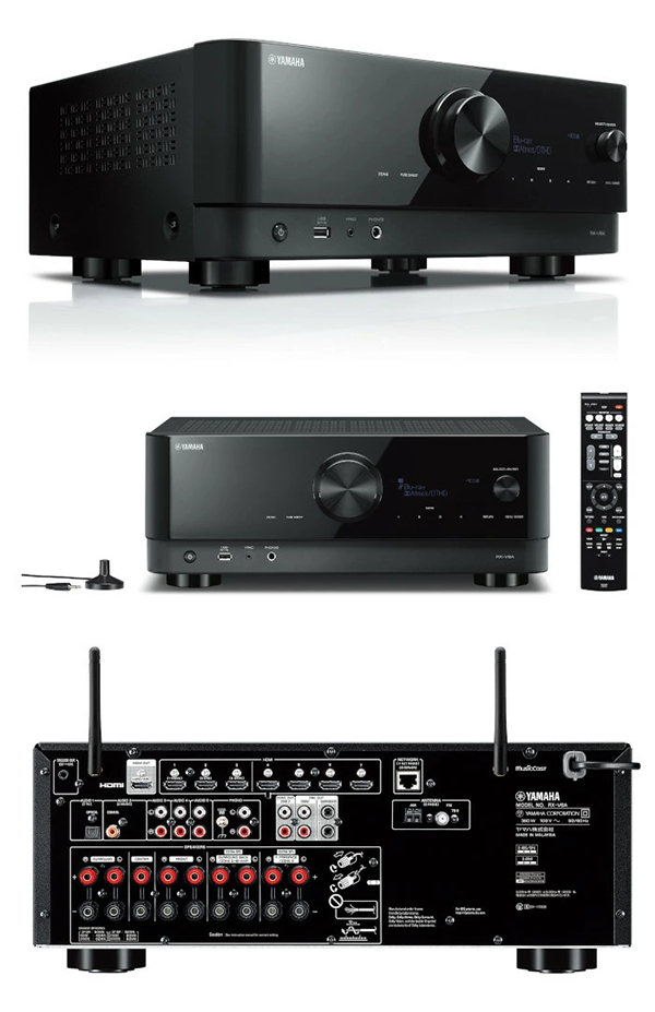 プリメインアンプ RX-V6A AVレシーバー ブラック YAMAHA ヤマハ
