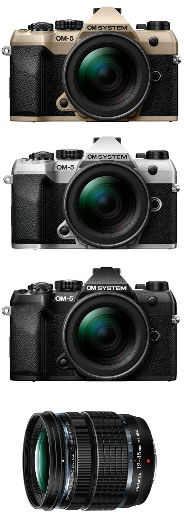 新品 ミラーレス一眼 カメラ OMシステム OM-5 MarkII 12-45mm
