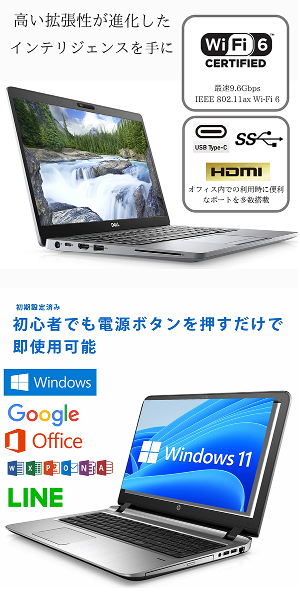 中古 ノートパソコン PC デル DELL Latitude 5310 10世代 Core i5 Windows11 13.3型
