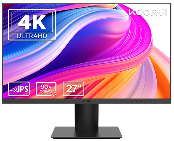 新品 PC 4K モニター ディスプレイ 27インチ N07 KOORUI
