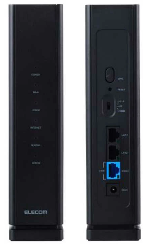 新品 無線LANルーター 親機 WRC-BE36QS Wi-Fi7 IPv6 エレコム ELECOM
