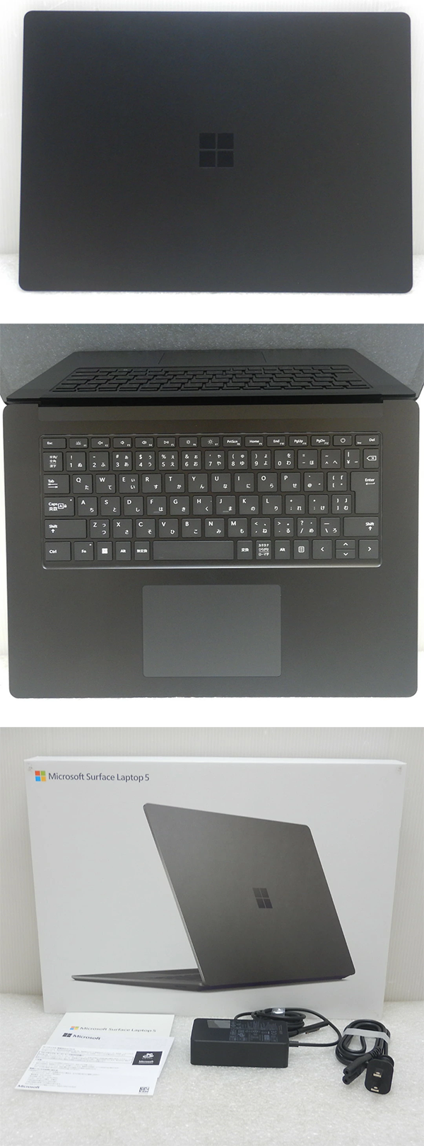 中古 ノートパソコン PC Microsoft Surface Laptop5 12世代 Intel Core i7 Windows11 15型

