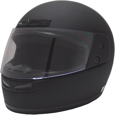 B&B フルフェイスヘルメット マットブラック BB100 フリーサイズ