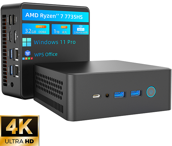 新品 ミニデスクトップパソコン PC VETESA B50R AMD Ryzen7 Windows11

