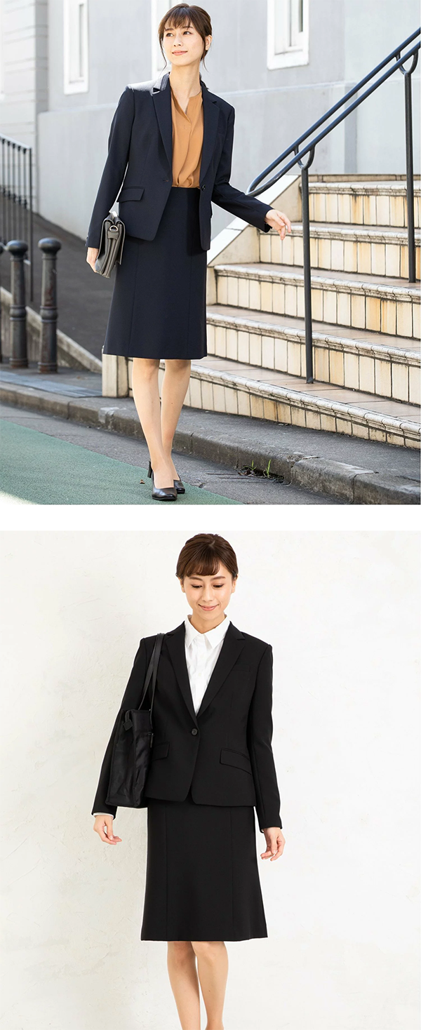 レディース ビジネス ジャケット フレアスカート スーツ Milulu
