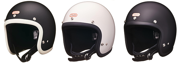 ジェット ヘルメット スーパーマグナム ラバートリム TT&CO. 【カラー】・ブラック	・アイボリー	・マットブラック  
